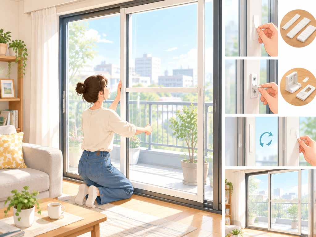 賃貸でも窓枠に穴を開けない方法なら原状回復できる