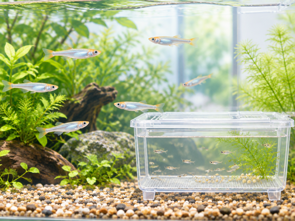 メダカの成魚にはほぼ害はないが、卵や稚魚がいる時期は放置しないほうがよい